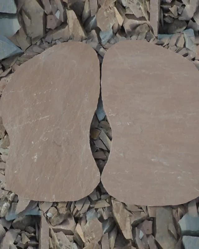 Autumn Brown Stepping Stones