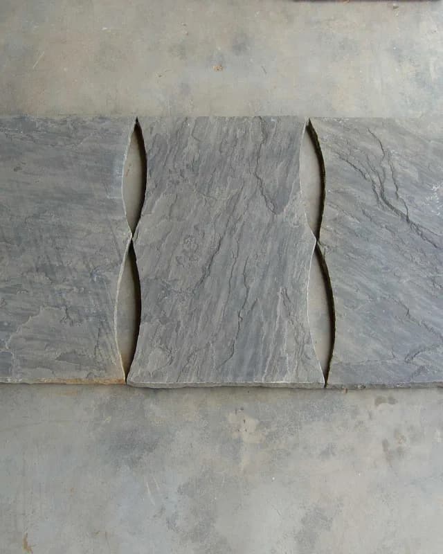 Black Sandstone Stepping Stones