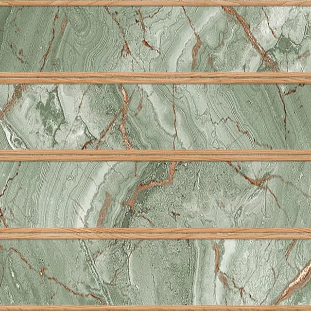 SFM Green Marble DK Wood Strip — Orientbell tile