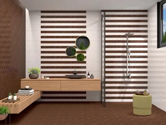 SHG Brown Streak Dusk Strip HL — Orientbell tile