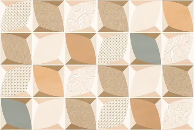 SHG Stucco Star Petal HL — Orientbell tile