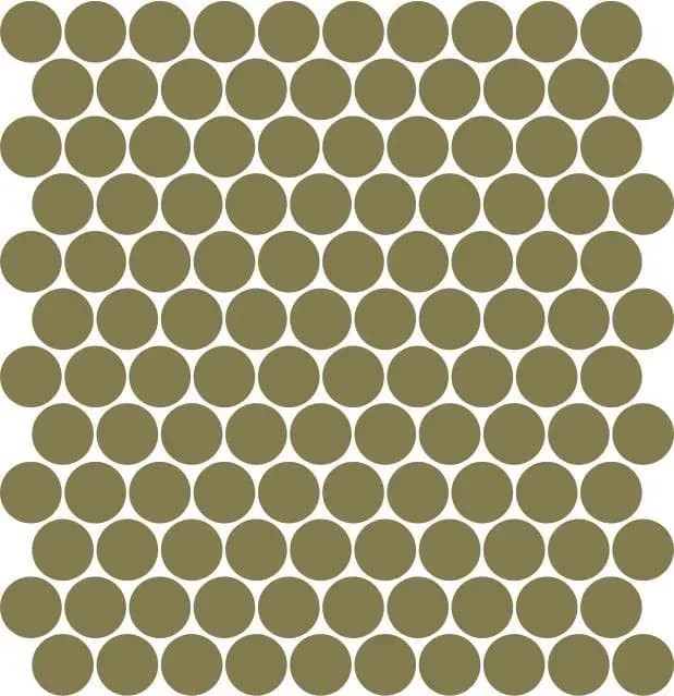 Sage Green Gloss Coin — Orientbell tile
