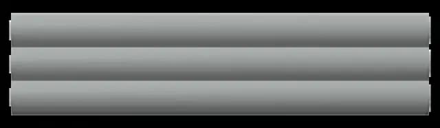 Grey Matte Bamboo Flutes Subway — Orientbell tile