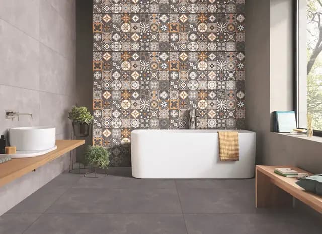 Caramel Mosaic Artisan Wallpaper — Orientbell tile