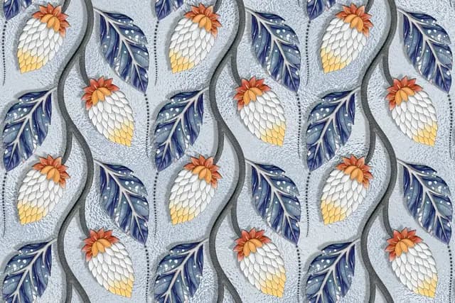 1139 Blue Mulberry Snowglass SHG Nevo — Orientbell tile