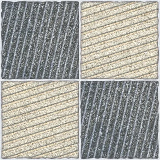 HRP Cobble Stone Raked Grey — Orientbell tile