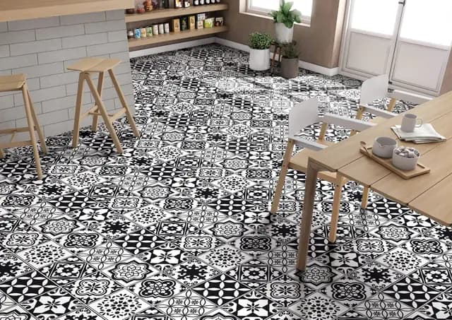 Arteza ODM EC B&W Zellige Moroccan
