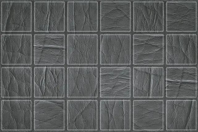 SBG Leather Mosaic Nero — Orientbell tile