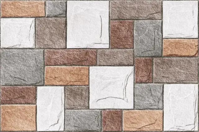 SEG Stacked Hewn White Multi — Orientbell tile