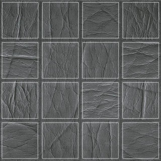 SFM Leather Mosaic Nero