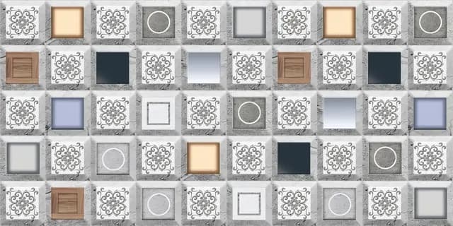 SHG Mosaic Dyna Grey Multi HL