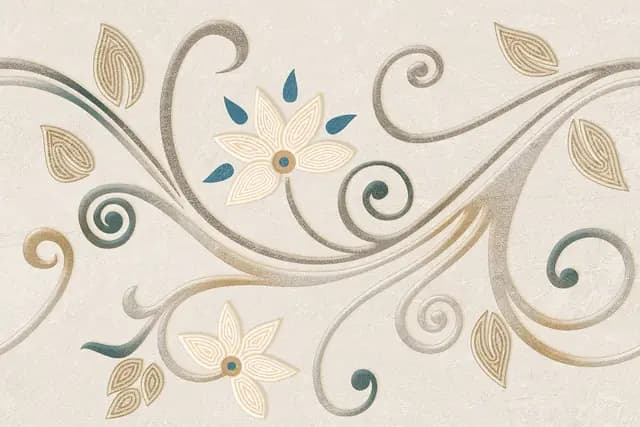 SHG Desert Flower Leaf HL — Orientbell tile