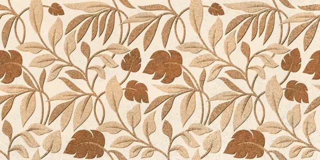 SHM Leaves Beige HL — Orientbell tile