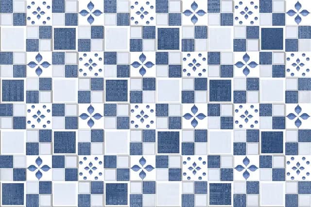 OHG Multi Mosaic Blue HL — Orientbell tile