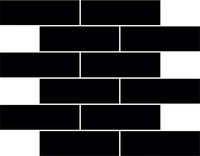 Black Gloss Duo Brick Bone