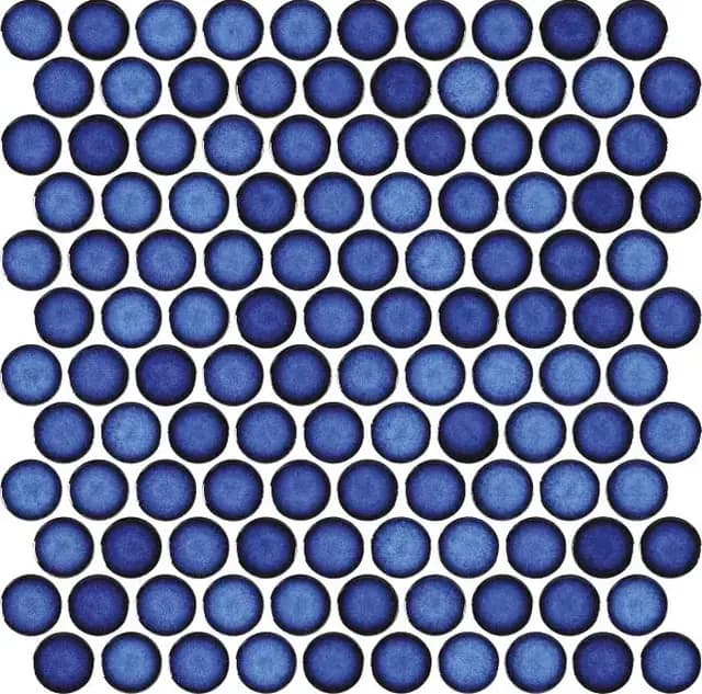 Blue Gloss 3D Coin