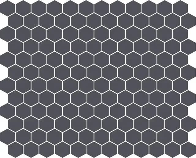 Grey Gloss Mini Hexagon