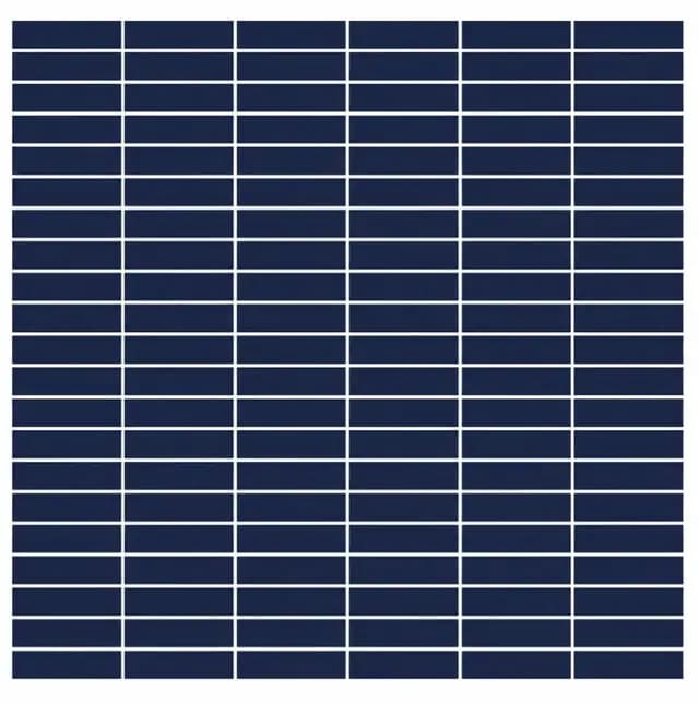 Indigo Gloss 3D Grid Stacked Brick — Orientbell tile