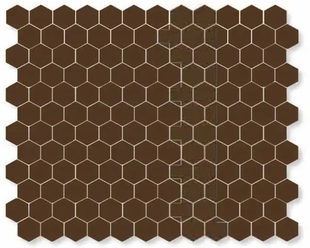 Matte Coffee Mini Hexagon