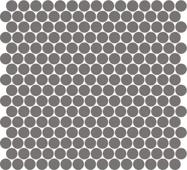 Matte Graphite Penny Round