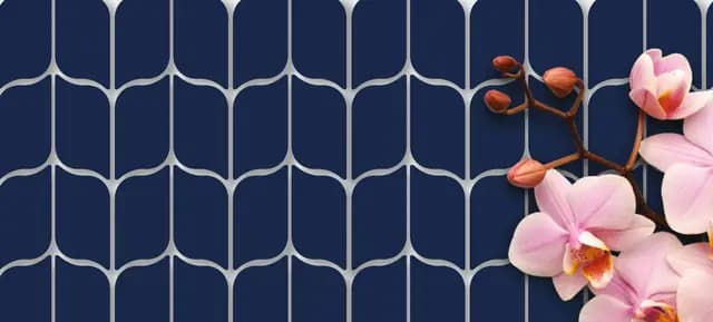 Matte Indigo Sparrow — Orientbell tile
