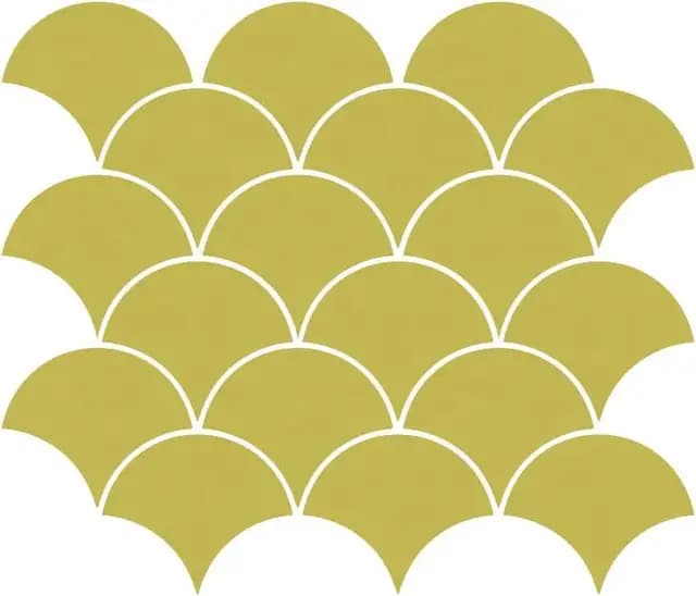Matte Pear Fishscale — Orientbell tile