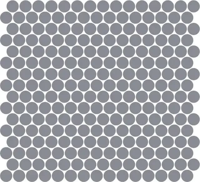 Matte Slate Penny Round