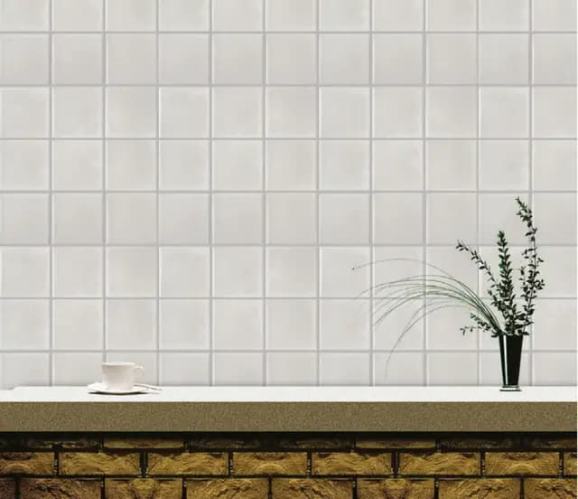 Matte White 3D 3by3 Heritage — Orientbell tile