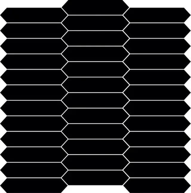 Mini Picket Black Gloss