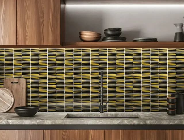 Mustard Gloss 3D Stacked Bone