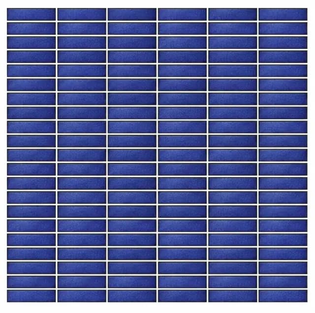 Navy Blue Gloss 3D Grid Stacked Brick