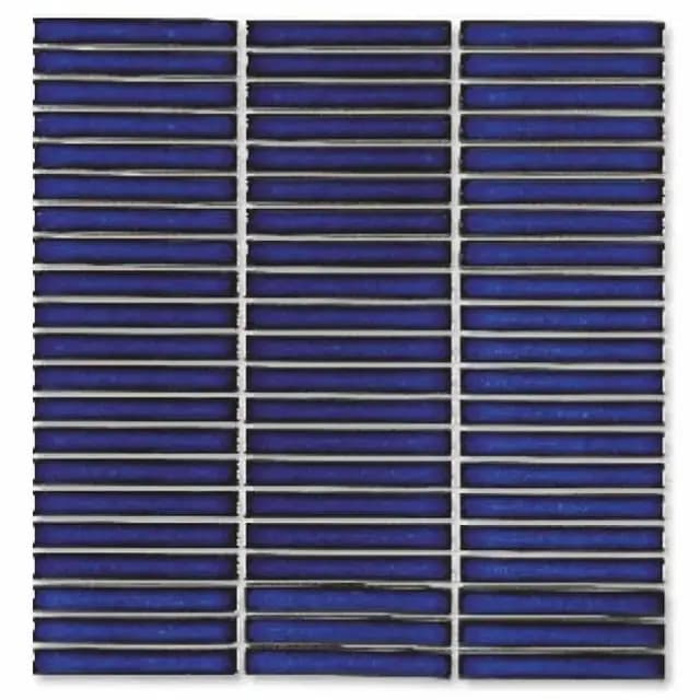 Navy Blue Gloss 3D Stacked Bone