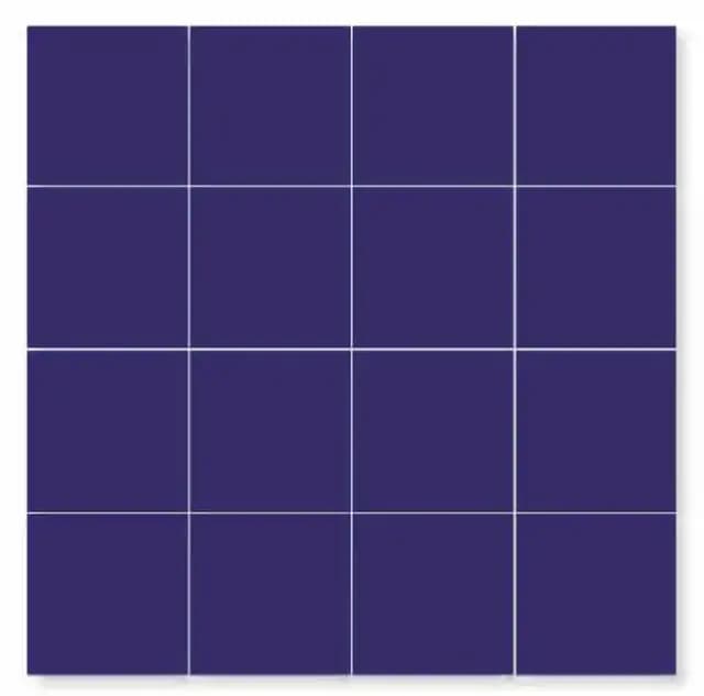 Navy Blue Gloss 4by4 Square — Orientbell tile