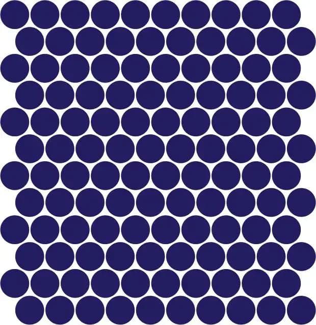 Navy Blue Gloss Coin — Orientbell tile