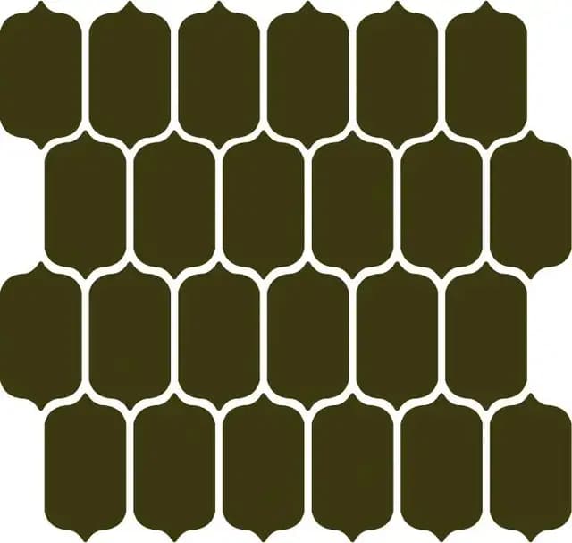 Olive Green Gloss Lantern