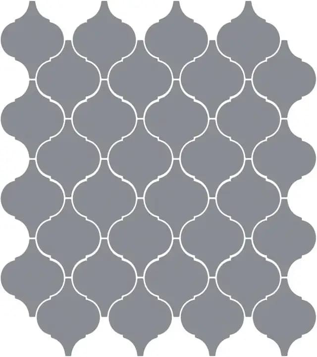 Pewter Gloss Arabesque