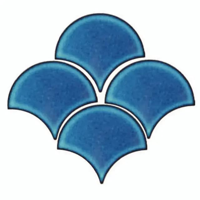 Sea Blue Gloss Fishscale