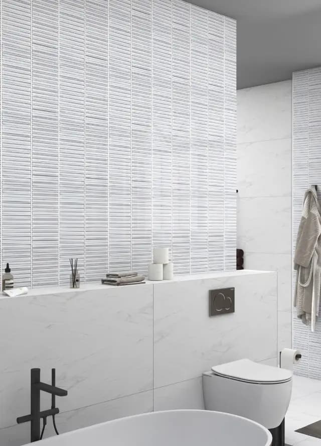 Silver Gloss 3D KitKat — Orientbell tile