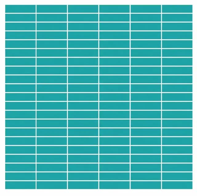 Turquoise Gloss 3D Grid Stacked Brick — Orientbell tile