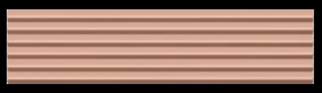 Caramel Matte Ridges Subway — Orientbell tile