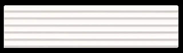 White Matte Ridges Subway — Orientbell tile