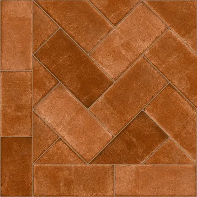 BHF Herringbone Bricks Cotto FT — Orientbell tile
