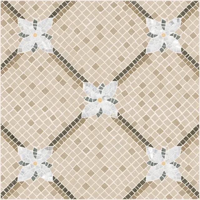 Vanilla Mosaico Carving FT — Orientbell tile