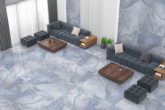 PGVT Quatzite Marble Blue — Orientbell tile