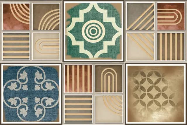1166 Geo Moroccan Art SHG Nevo — Orientbell tile