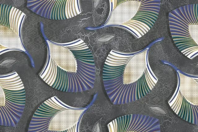 1169 Ginkgo leaf Art SHG Nevo — Orientbell tile