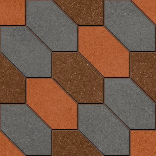HP Ribbed Grey Brown — Orientbell tile