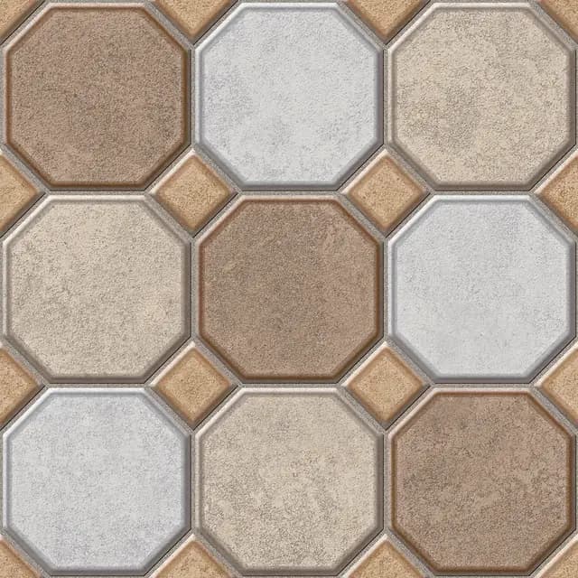 HRP Octo Beige Multi — Orientbell tile