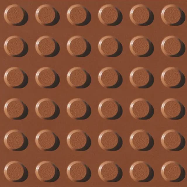 Terracotta Round Dots Tactile — Orientbell tile