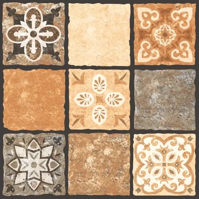 TL Cobblestone Flora Multi — Orientbell tile